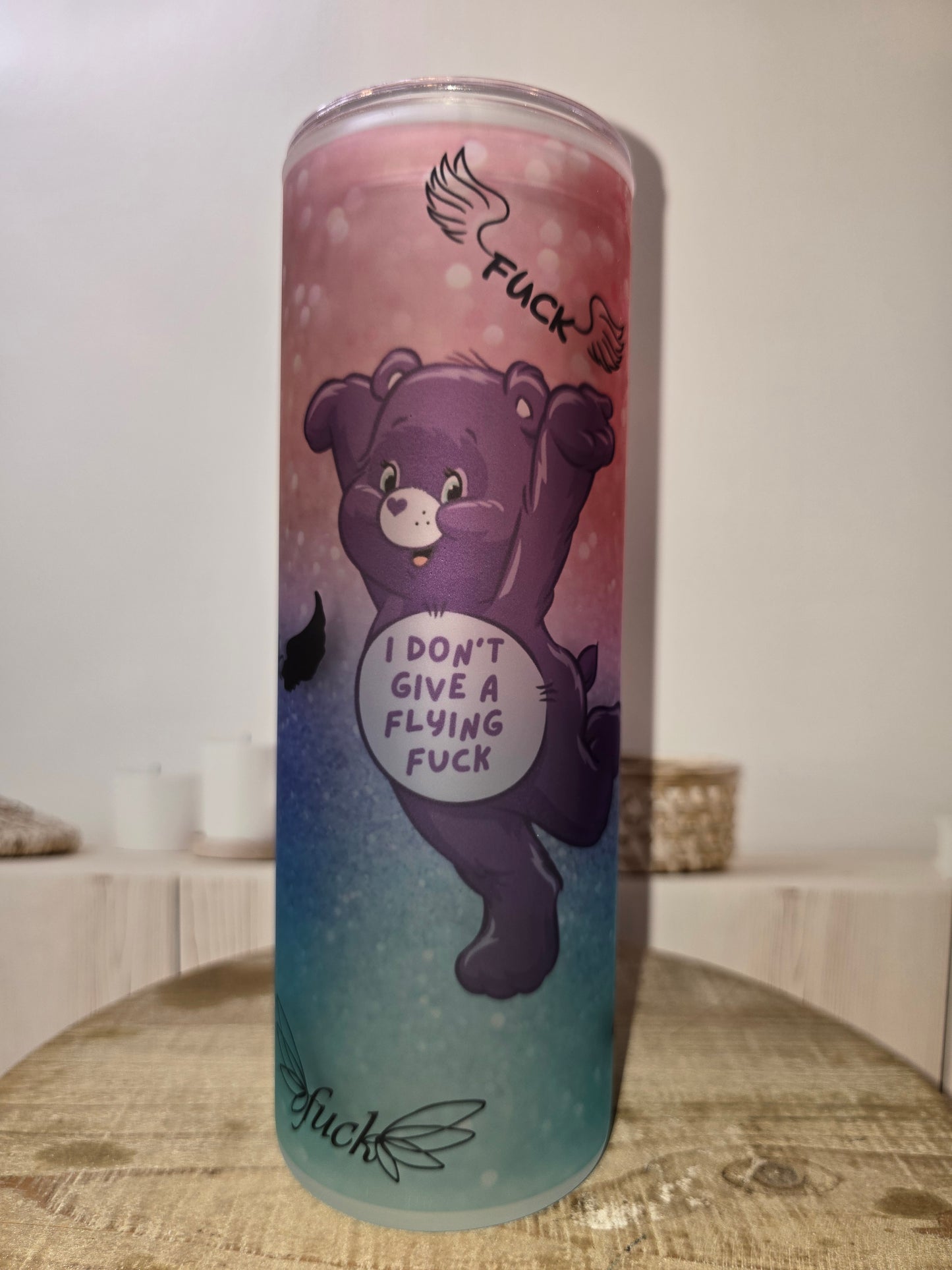 Flying "F" Swearing Teddy Tumbler