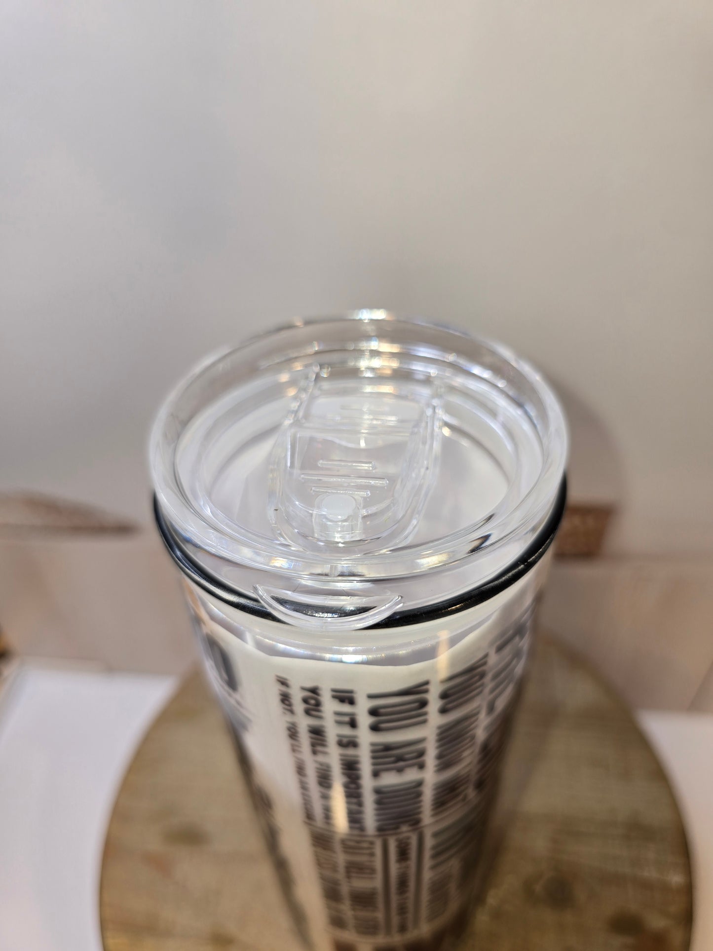 Motivation / Affirmation Glass Tumbler